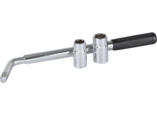 Klucz do kół typ "L" CRV HRC 17 x 19 x 21 x 23 mm długość 530 PROLINE