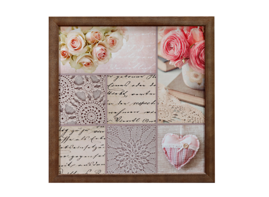 Fotografia - rama brązowa 30 x 30 cm