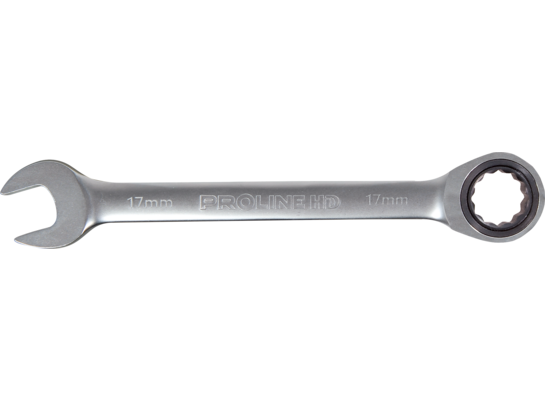 Klucz oczkowo-płaski z grzechotką HD CR-V 18 mm PROLINE