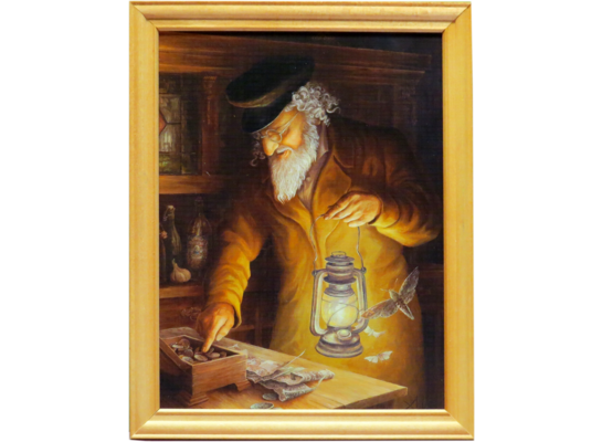 Reprodukcja - rama drewniana 13 x 18 cm