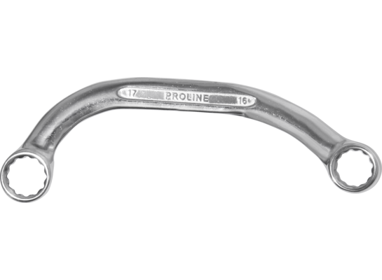 Klucz oczkowy wygięty typu "C" 14 x 15 mm CRV PROLINE