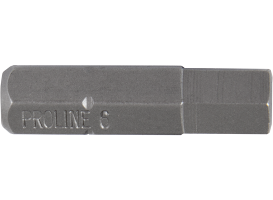 Końcówka 1/4" 6-kątna 5 mm l=25 mm 10 sztuk PROLINE