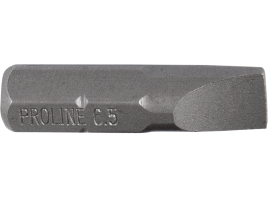 Końcówka 1/4" płaska 6,5 mm l=25 mm 2 sztuki CRV PROLINE