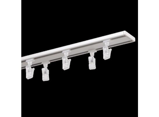 Szyna aluminiowa slim 2 torowa 200 cm biała set Z