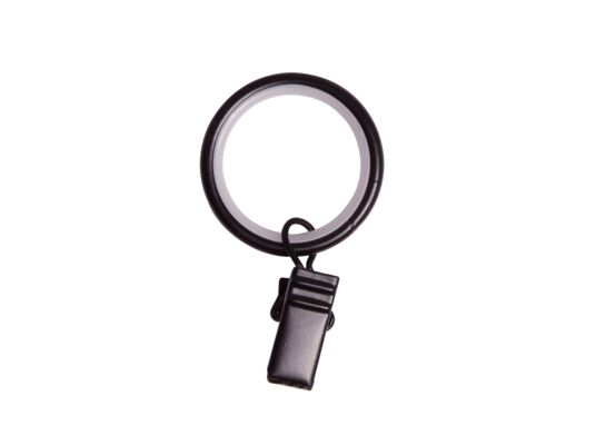 Kółko cichobieżne+żabki Ø19 czarny mat 10 szt.