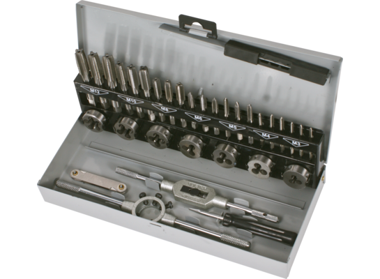 Zestaw gwintowników i narzynek 32 sztuki PROLINE