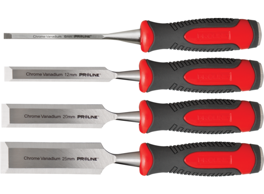 Zestaw dłut do drewna 4 sztuki PROLINE