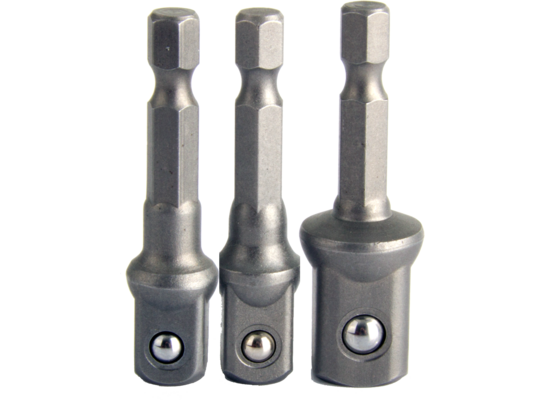 Zestaw uchwyty do nasadek 1/2" 3/8" 1/4" HEX 1/4" PROLINE