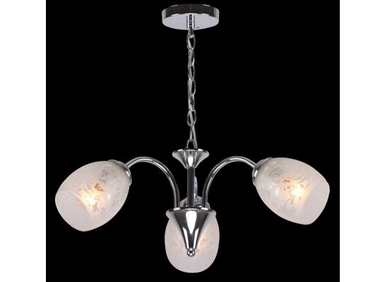Lampa wisząca 3-płomienna Crissy chrom