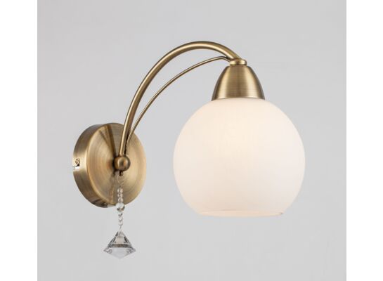 Kinkiet 1-płomienny Vanity patyna