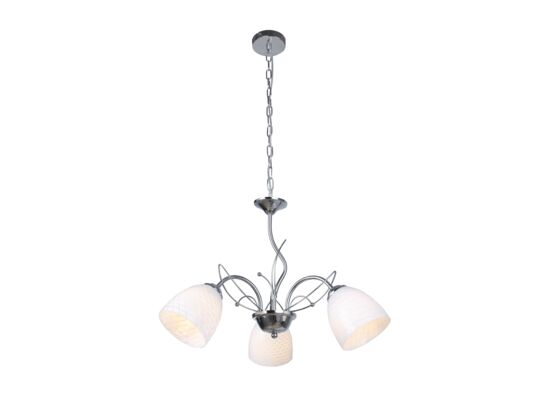 Lampa wisząca 3-płomienna Pandora chrom