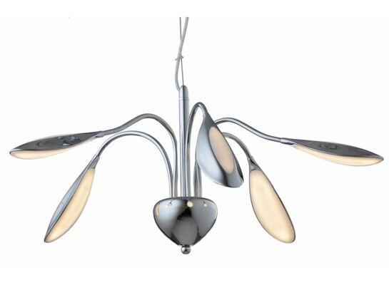 Lampa wisząca 5-płomienna Paloma chrom
