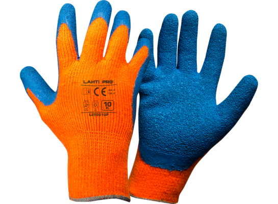 Rękawice ocieplane pomarańczowe L250208P "8" CE LAHTI PRO