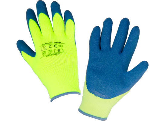 Rękawice ocieplane żółte L250309P "9" CE LAHTI PRO