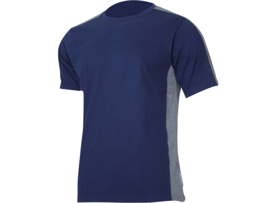Koszulka t-shirt 180g/m2 granatowo-szara "M" CE LAHTI PRO