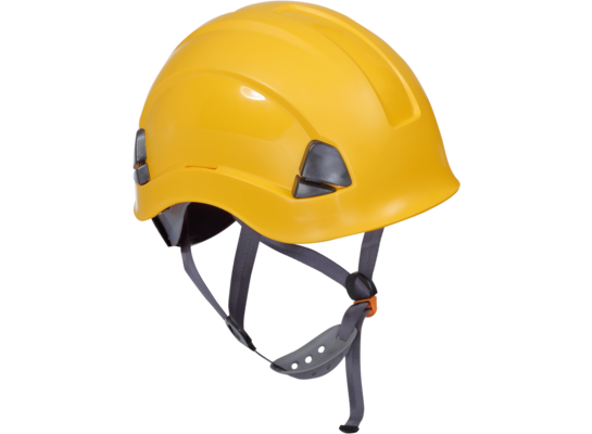 Hełm ochronny do pracy na wysokości żółty kat. III CE LAHTI PRO