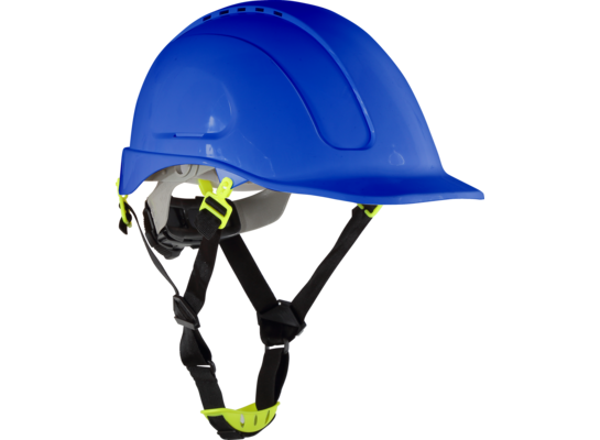 Hełm przemysłowy ochronny wentylowany niebieski kat. II CE LAHTI PRO