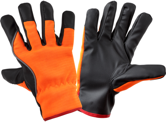 Rękawice ocieplane pomarańczowe L250909P "9" CE LAHTI PRO