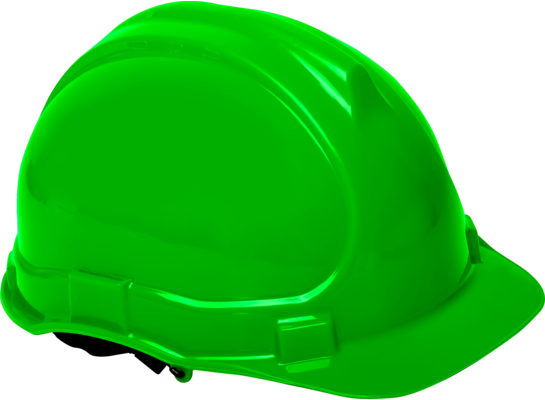 Hełm przemysłowy ochronny zielony kat. III CE LAHTI PRO