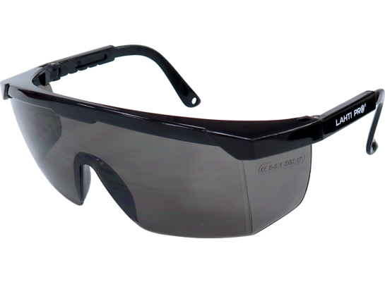 Okulary ochronne szare regulowane odporność mechaniczna "F" CE LAHTI PRO