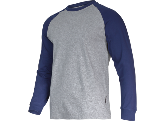 Koszulka z długim rękawem 190g/m2 szaro-granatowa "3XL" CE LAHTI PRO