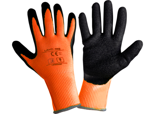 Rękawice ocieplane pomarańczowe L250810P "10" CE LAHTI PRO