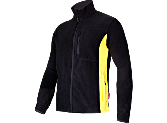 Bluza polarowa czarno-żółta "L" CE LAHTI PRO