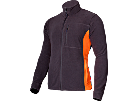 Bluza polarowa grafitowo-pomarańczowa "S" CE LAHTI PRO