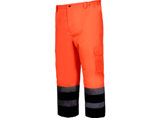 Spodnie ostrzegawcze ocieplane pomarańczowe "2XL" CE LAHTI PRO