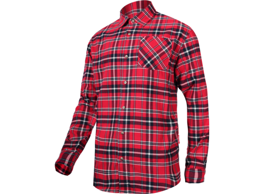 Koszula flanelowa czerwono-granatowa 170g/m2 "S" CE LAHTI PRO
