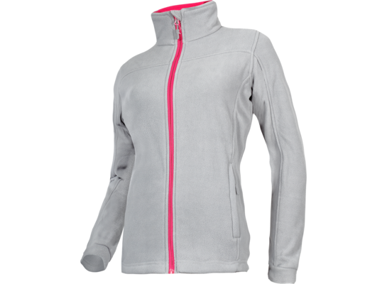 Bluza polarowa szaro-różowa damska "2XL" CE LAHTI PRO