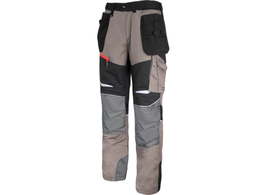 Spodnie khaki-czarny ze wstawkami ze stretchu "2XL"CE LAHTI PRO