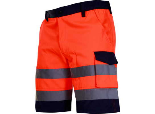 Spodenki krótkie ostrzegawcze pomarańczowe "2XL" CE LAHTI PRO