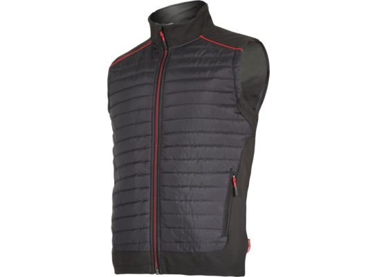 Bezrękawnik ocieplany czarno-czerwony "L" CE LAHTI PRO