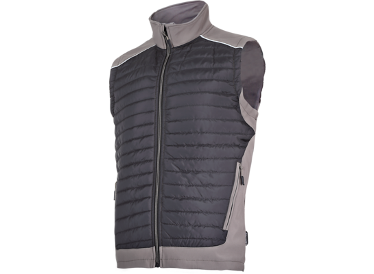 Bezrękawnik ocieplany czarny-khaki "S" CE LAHTI PRO