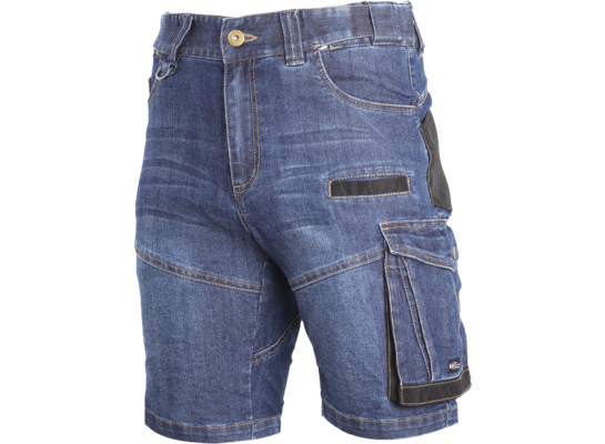 Spodenki krótkie jeans niebieskie stretch ze wzmocnieniem "XL" CE LAHTI PRO