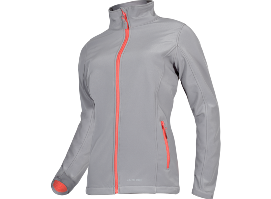 Kurtka softshell szaro-pomarańczowa damska "2XL" CE LAHTI PRO