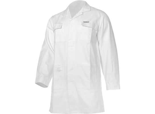 Fartuch biały 100% bawełna 240g/m2 "M" CE LAHTI PRO