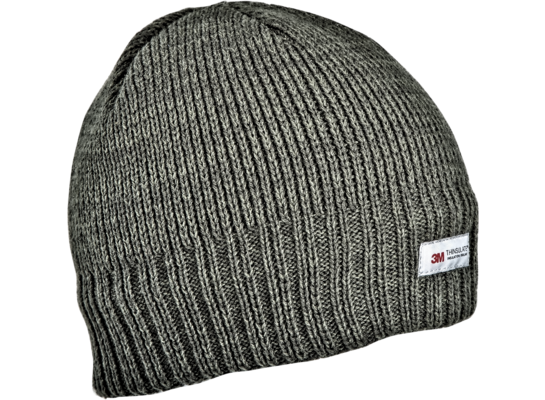 Czapka akrylowa z ociepliną thinsulate zielona melange LAHTI PRO