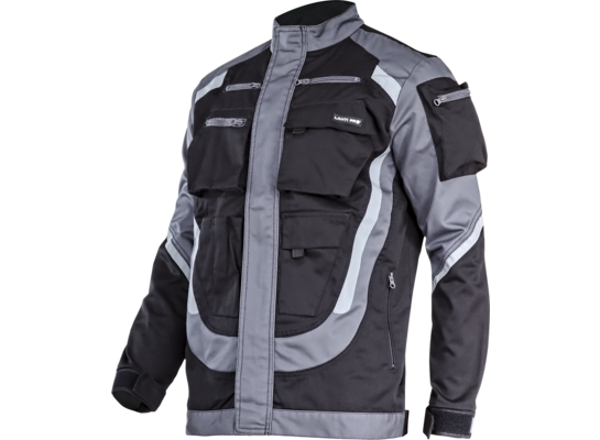 Bluza czarno-szara z pasami odblaskowymi "XL" CE LAHTI PRO