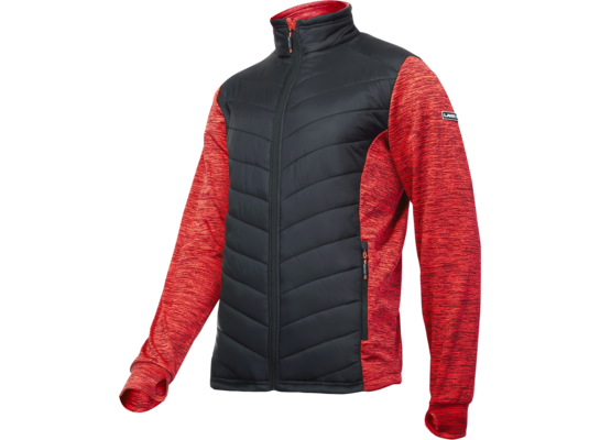 Bluza ocieplana czerwono-czarna "M" CE LAHTI PRO