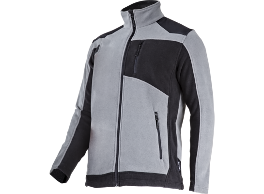 Bluza polarowa ze wzmocnieniami szaro-czarna "XL" CE LAHTI PRO