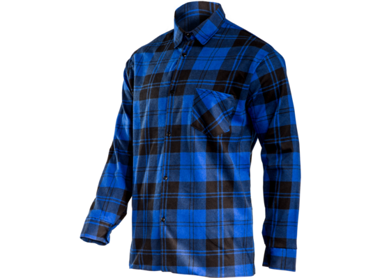 Koszula flanelowa granatowa 170g/m2 "2XL" CE LAHTI PRO
