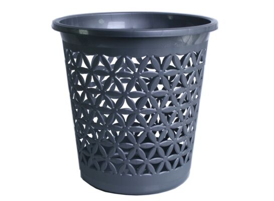 Kosz na papier 11 l srebrny