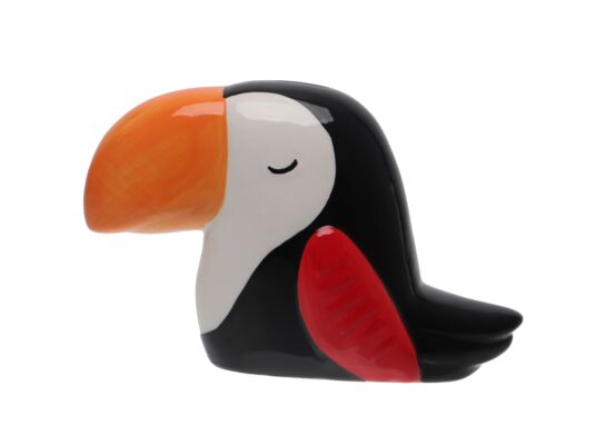 Skarbonka Tukan czerwony/czarny