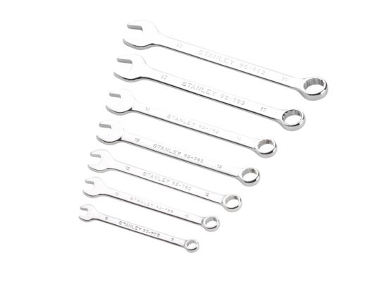 Zestaw 7 kluczy płasko-oczkowych