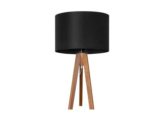 Lampka stołowa B-DĄB + roller czarny
