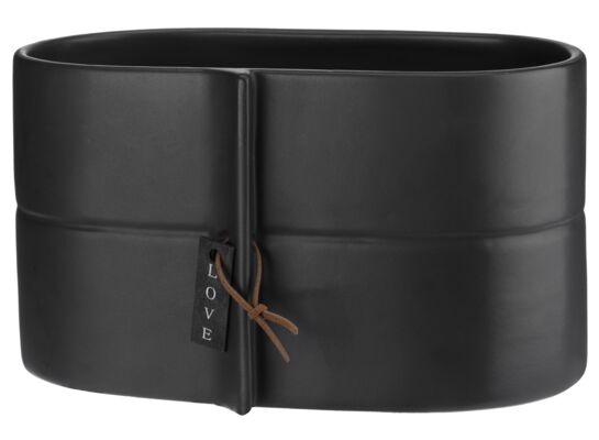 Osłonka ceramiczna ELIZA 22 x 12 cm czarny