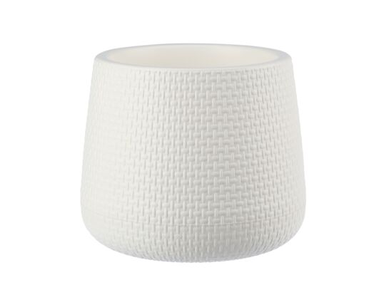 Doniczka Z/P AGATE 17 cm biały