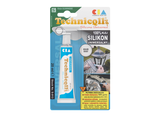 Silikon uniwersalny biały 20 ml